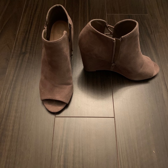 Wedge Peep Toe Bootie - Picture 2 of 5